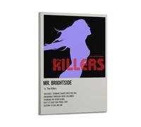 Mr. Brightside by The Killers Poster Wall Art Aesthetic Cover Poster Design Painting for Living Room Bed Room 12x18inch(30x45cm) Frame-style