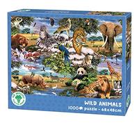 Mr. Broccoli 1000 Piece Puzzle, Wild Anitmals, 68 x 48 cm, Jungle and Safari Scene For Ages 12+ to Adult