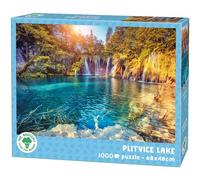 Mr. Broccoli Puzzle Plitvice Lake 1000 Pieces Waterfalls with Clear Water, 68 x 48 cm, For Ages 12 to Adult