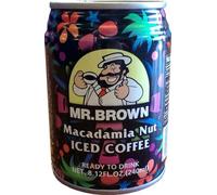 Mr. Brown Iced Coffee, Macadamia Nut, 24 - 8.12-Ounce Cans