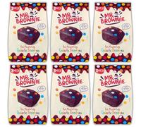 Mr Brownie Galactic brownies - 48 brownies Individually wrapped, Halal Certified Rich, moist & fudgy, with Real Belgian Chocolate (Galactic Brownies, 6 x 200g)