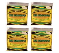 Mr Brown's Curry Powder 140g | Original Jamaican Style Fish & Meat Curry Seasoning | PACK OF 4
