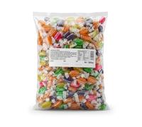 Mr Bubbles Chocolate Fruits 3kg Bulk Bag - Individually Wrapped Boiled Sweets with a Cocoa Centre | Traditional Retro Confectionery for Sharing Bowls, Party Favours and Gifting