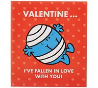 Mr Bump Valentine's Day Funny Card, Mr Men and Little Miss Nostalgic Cartoon Valentines Card For Him, Boyfriend, Husband, Her, Girlfriend, Wife, Valentine