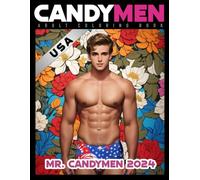 Mr. Candymen 2024: Adult Coloring Book: A fun hobby for those who appreciate good-looking men.