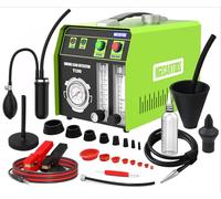 MR CARTOOL T130 Automotive EVAP Smoke Machine, Dual Mode 12V Car Fuel Pipe System Leak Tester Detector with Oil Level and Adjustable Flowmeter for All Vehicles