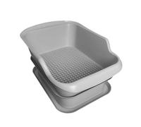 Mr. Catman Mr Catman Wood & Pine Pellet Cat Sifting Litter Box Kitty Litter System, Sifter Pan & Extra-Large 7-Day Waste Storage Tray - Less Tracking, Easy Clean, Non-Stick, Odor Control, Anti-Leakage