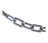 Mr. Chain 50008-25 Plastic Barrier Chain, Capacity, Volume, Plastic, 2" Plastic Chain, Silver