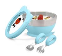 MR. CHOU Stainlee Steel Baby Bowl Blue