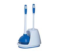 Mr. Clean 440436 Turbo Plunger and Bowl Brush Caddy Set, 5-1/2 Inches