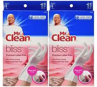 Mr. Clean Bliss Premium Latex-Free Gloves, Large, 2 pairs by Mr. Clean