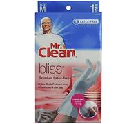 Mr. Clean Premium Latex-Free Gloves Bliss Medium Size (Pack of 2 Pairs)
