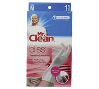 Mr. Clean Premium Latex-Free Gloves Bliss Medium Size (Pack of 2 Pairs)
