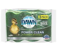 Mr. Clean Scrubber Sponge, 3-Pack, Green