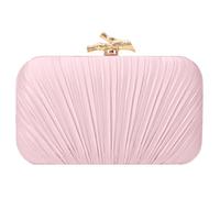 MR Clutch Purses for Women Evening Bag Satin Pleated Evening Bags for Women Formal Wedding Party Cocktail Purse, Pink