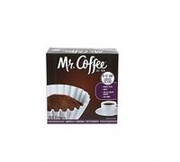 Mr. Coffee Basket Coffee Filters, 8-12 Cup, White Paper, 8-inch, 100-Count Boxes (Pack of 12)