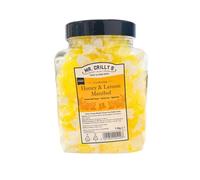 Mr. Crilly's Honey & Lemon Menthol Sweets | 1.5kg Bulk Jar | Hard-Boiled Throat-Soothing Candy