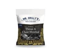 Mr. Crilly's Menthol Hard Boiled Sweets | Case of 18 x 90g Bags | Assorted Flavours for Soothing Comfort (Mr Crillys Throat and Chest 18x90g)