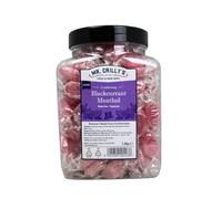Mr. Crilly's Menthol Sweets Collection | 1.5kg Bulk Jar | Assorted Hard-Boiled Candy for Soothing Relief (Mr Crilly Blackcurrant Menthol 1.5kg Jar)