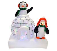Mr Crimbo 5ft Inflatable Penguins & Igloo