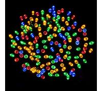 Mr Crimbo 960 Christmas Lights Multi Coloured USB Powered LED String Fairy Lights With 8 Function Controller Timer Flashing For Xmas Tree Party Wedding Celebration Decoration Indoor/Outdoor