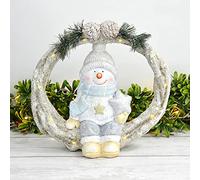Mr Crimbo Snowman on Wreath