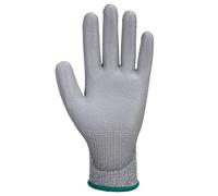 Portwest MR Cut PU Palm Glove Grey XL Colour: Grey, Size: XL XL