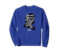 Mr. Darcy Ardently Love Quote from Pride and Prejudice Sweatshirt, Adult Unisex, Royal Blue, Large