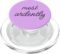 Mr. Darcy Love Quote Pride And Prejudice Fan Most Ardently PopSockets PopGrip for MagSafe