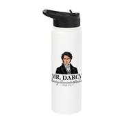 Mr. Darcy Ruining Romantic Standards Since 1813 Funny Stainless Steel Insulated Water Bottle