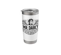 Mr. Darcy Unrealistic Expectations Since 1813 Ornate Black Stainless Steel Insulated Tumbler