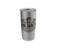 Mr. Darcy Unrealistic Expectations Since 1813 Ornate Black Stainless Steel Insulated Tumbler