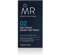 MR Dark Brown Fibres (15g), Paraben Free Thinning Concealer with System-PPX, Bald Patch Cover Up, Dark Brown Hair Fibres, Thickening Texture Powder for Men