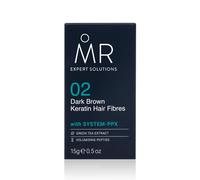 MR Dark Brown Hair Fibres (15g). Paraben Free Hair Loss Concealer with System-PPX, Thinning Hair Concealer for Bald Patch Cover Up, Hair Fibres Dark Brown, Hair Thickener for Men, Hair Texture Powder