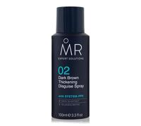 MR Dark Brown Thickening Disguise Spray for Men, Conceals Bald Patches and Thinning Hair + Protect Appearance of Thicker Hair with System PPX & Green Tea Extract, 100ml
