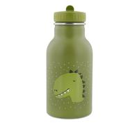 Trixie Insulated Drinking Bottle - Mr. Dino - 350ml Stainless Steel Water Bottle for Kids - Green - Keeps Drinks Cold - Leakproof - Eco-Friendly and BPA-Free