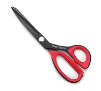 Mr.do Premium Fabric Scissors, Dressmaking Scissors Heavy Duty Professional, Tailor Scissors with Ultra Sharp Black Oxide Stainless Steel Integrated Blades Rust Resistance Red Rubber Comfort Soft Grip