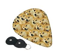 Mr Doge Meme Guitar Picks, 6 Pack Includes Thin(.46mm), Medium(.71mm) & Heavy Gauges(.96mm) Suitable For Guitar, Ukulele, Etc.