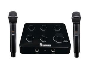 Mr Entertainer Duet Karaoke Mixer & Wireless Microphones. Transform your existing tv & soundbar/amp into the ultimate karaoke machine