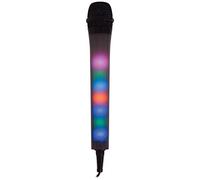 Mr Entertainer Dynamic Vocal Microphone with LED Disco Lights (Black)