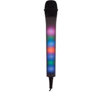 Mr Entertainer Dynamic Vocal Microphone with LED Lights Black