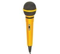 Mr Entertainer Handheld Wired Karaoke Microphone in Yellow Colour