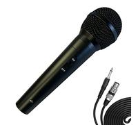 Mr Entertainer Karaoke Dynamic Wired Microphone. Perfect for use with all Karaoke Machines (Metallic)