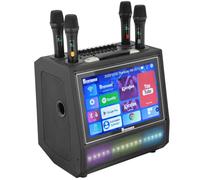 Mr Entertainer Maestro Pro. Portable Touch Screen Karaoke Machine and Media Player (4 x Wireless Microphones)