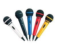 Mr Entertainer Microphone Kit with 5 Colours of Microphones