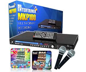 Mr Entertainer MKP100 Kids Childrens Party Package. CDG DVD MP3G Karaoke Machine Player with HDMI/Record/Rip/USB. Includes Kids Party & Kids Movies Songs. Disney