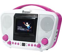 Mr Entertainer Portable Karaoke Player White/Pink