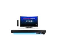 Mr Entertainer STARBAR Karaoke Soundbar. All in one Karaoke Machine, Soundbar & Wireless Speaker. Includes 2 Wireless Microphones