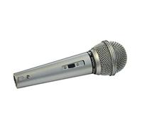 Mr Entertainer Switched Plastic Bodied Vocal Microphone with 3 Meter XLR to 6.35mm Jack Lead