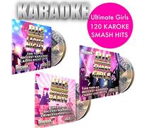 Mr Entertainer Ultimate Girls Karaoke CD+G (CDG) Bundle. 120 Great Hits from Chart to Ladies Night, Princesses to Disney